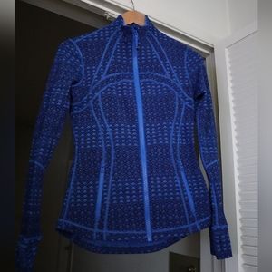 LULULEMON Define Jacket Luon - Blue Pattern